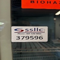 Norlake Upright Double Door Glass Refrigerator image 0